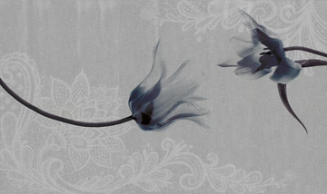 CONCRETE FLOWER LACE - Vinyl or fyber glass wallpaper by N.O.W. Edizioni - view 3